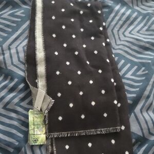Etereo Black and White Polka Dot Scarf